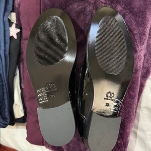 Dior Black Patent Leather Flats